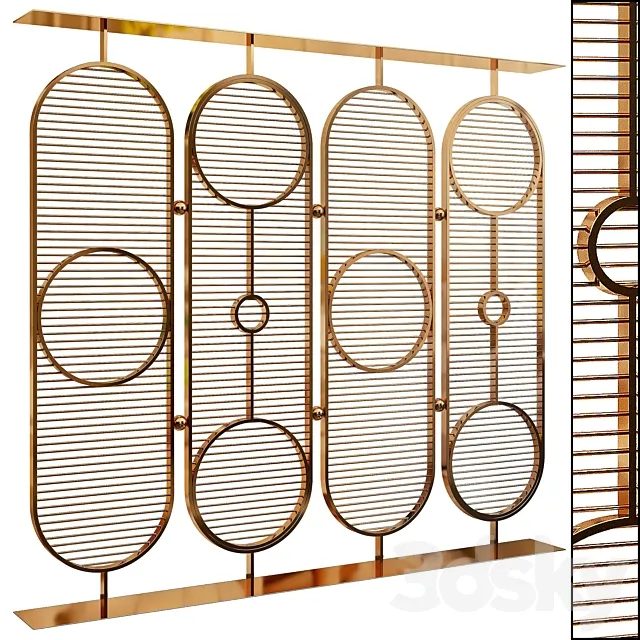 Decorative partition 56 3D Model