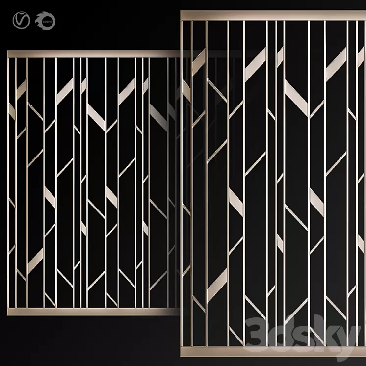 Decorative partition # 6 3D Model