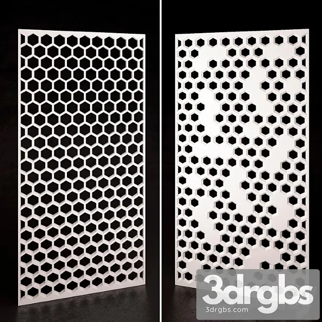 Decorative partition 7 3D Model Download