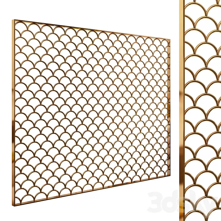 Decorative partition 92 3D Model Free