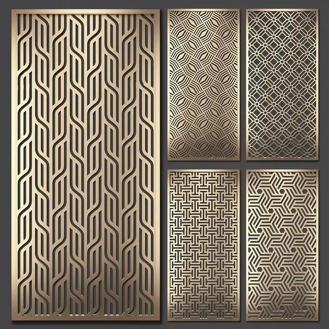 Decorative partition (for interior) 3D Model