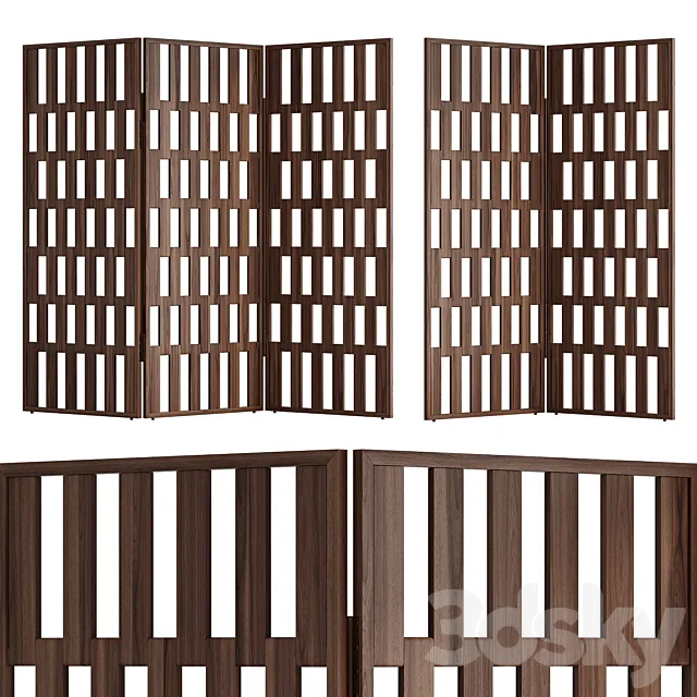 Decorative partition Hilton 2_3 from Porada 3D Model