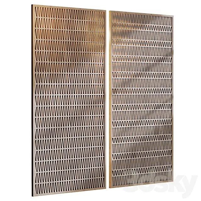 Decorative partition panel Free Download