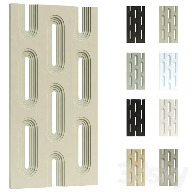 Decorative partition panel (PU) Free Download