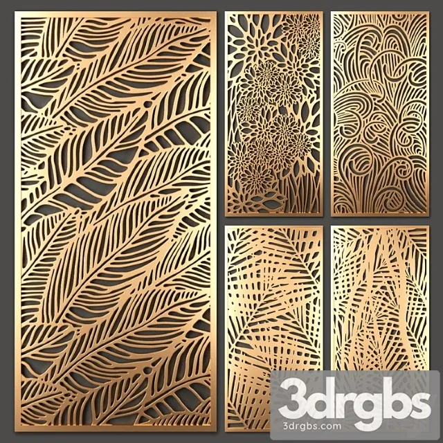 Decorative partition_2_3 3D Model Download