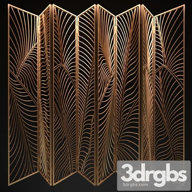 Decorative partition_3 3D Model Free