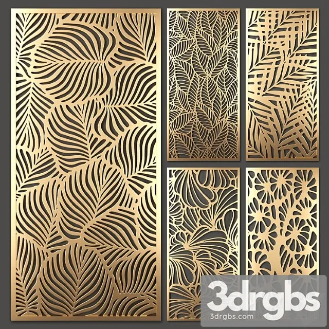 Decorative partition_5 3D Model Free