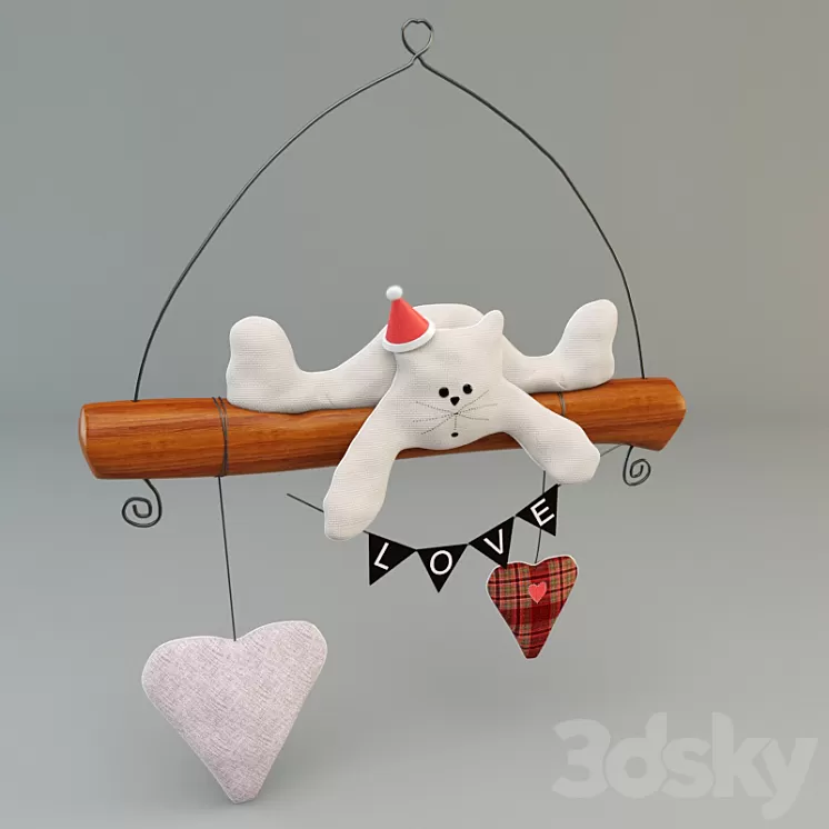 Decorative pendant SEAL 3D Model