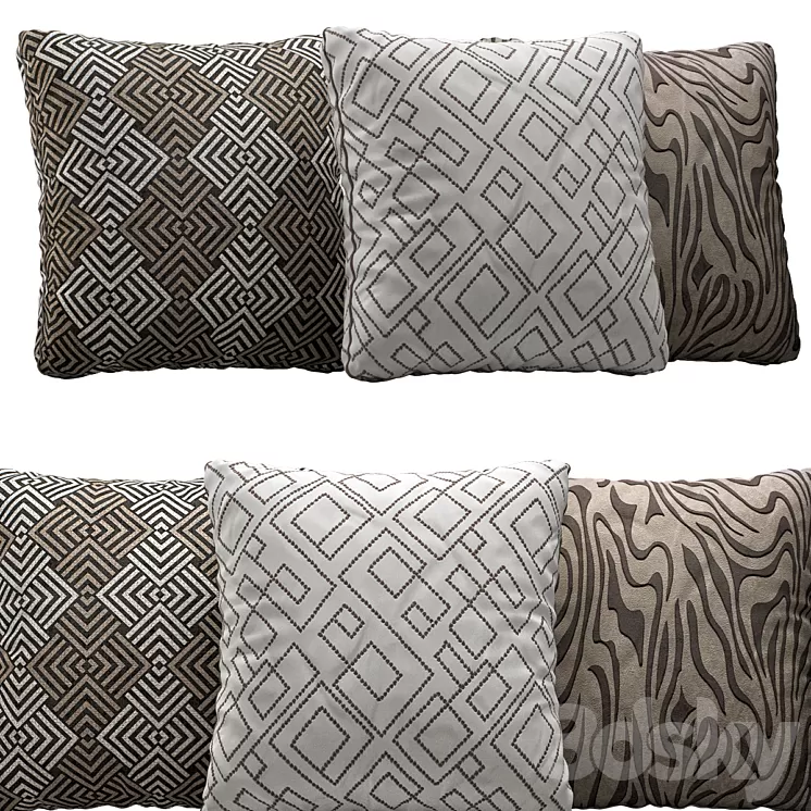 Decorative Pillow # 74 3D Model