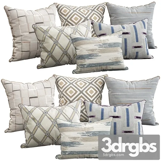 Decorative Pillows 104 3D Model Free