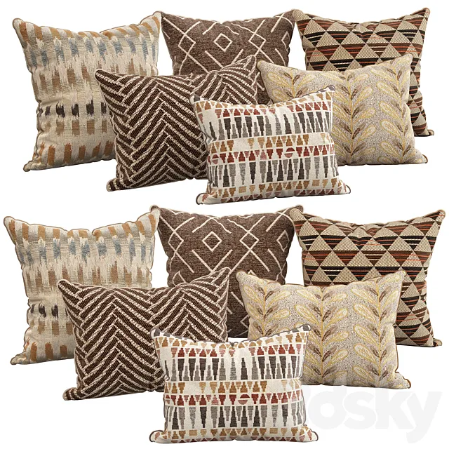 Decorative pillows 106 3D Model