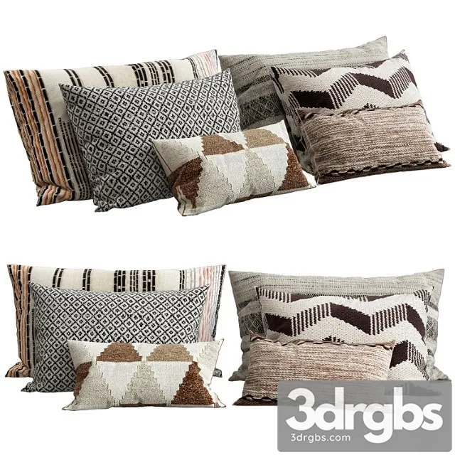 Decorative pillows 11 3D Model Free