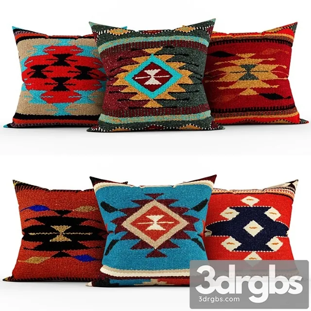 Decorative pillows 13 3D Model Free