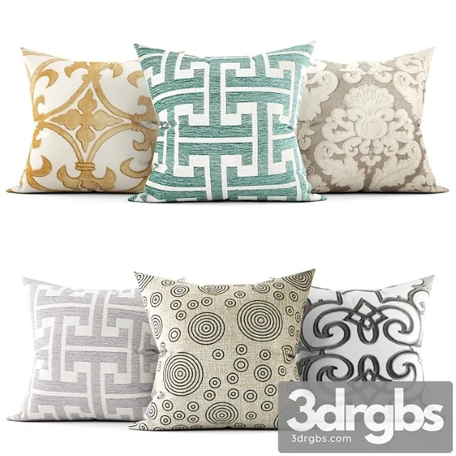 Decorative pillows 14 3D Model Free