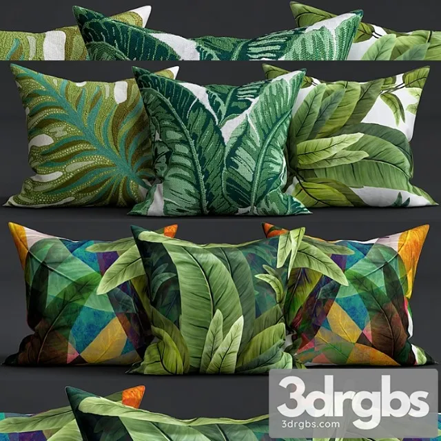Decorative pillows 15 3D Model Free