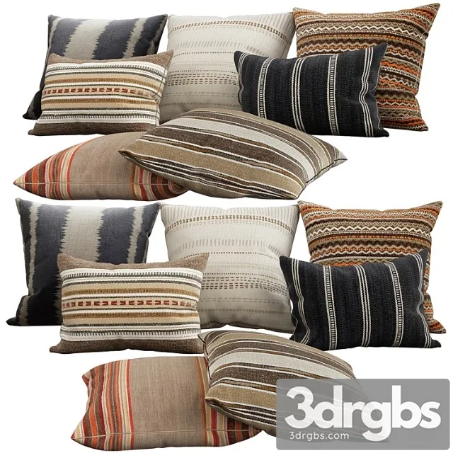 Decorative pillows 18 3D Model Free