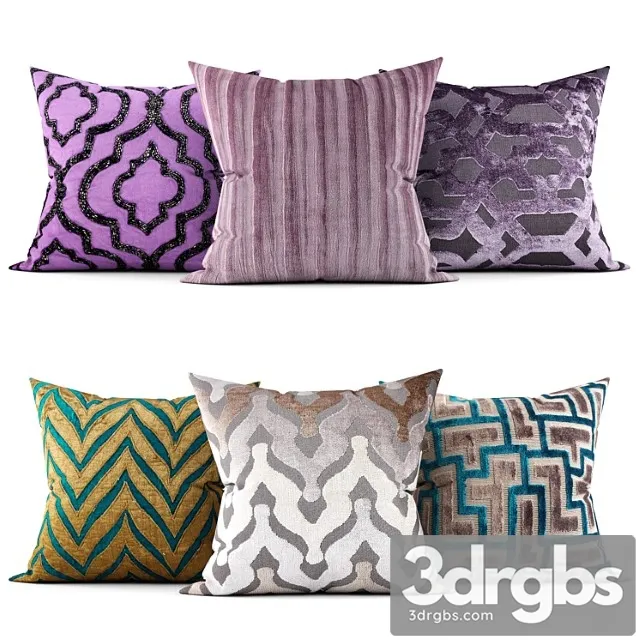 Decorative pillows 21 3D Model Free