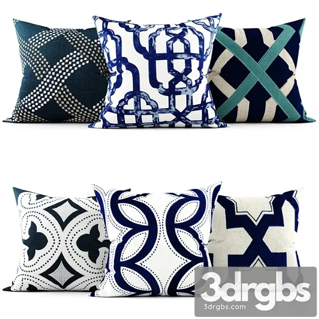 Decorative Pillows 22 3D Model Free