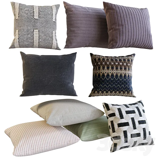 Decorative Pillows 24 3D Model