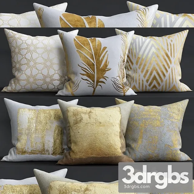 Decorative pillows 31 3D Model Free