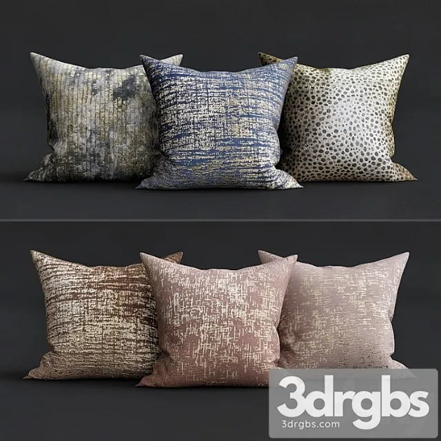 Decorative pillows 32 3D Model Download