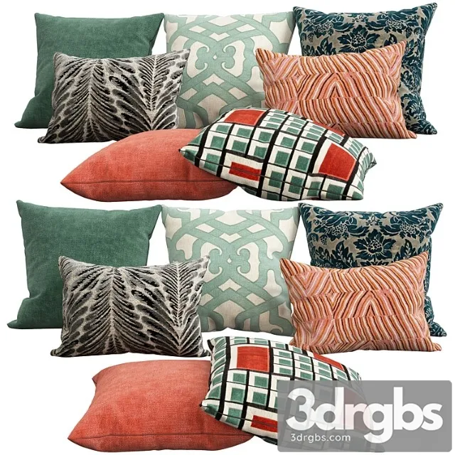Decorative pillows 35 3D Model Free