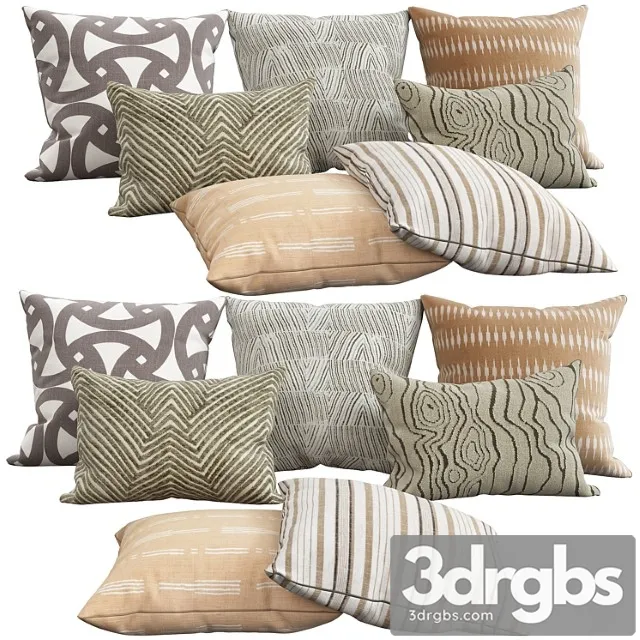 Decorative pillows 36 3D Model Free