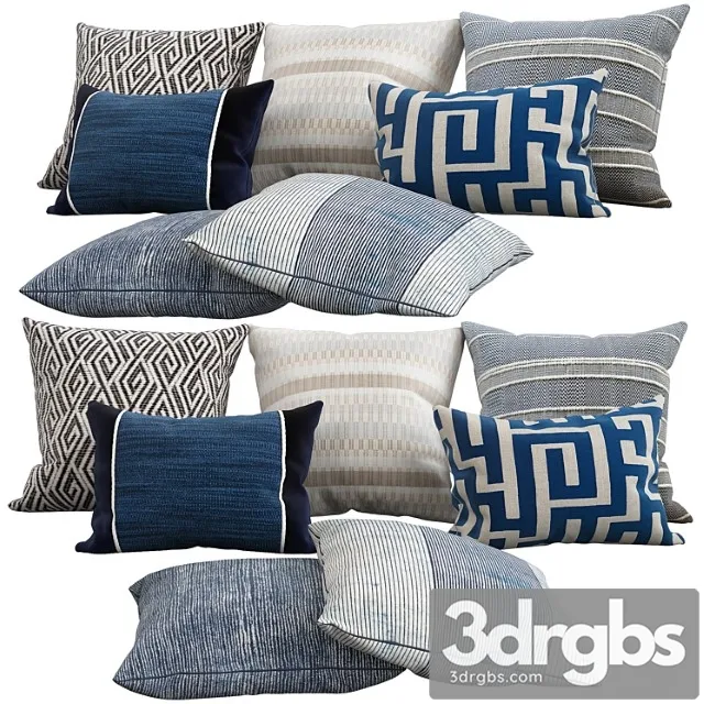 Decorative Pillows 360 3D Model Free