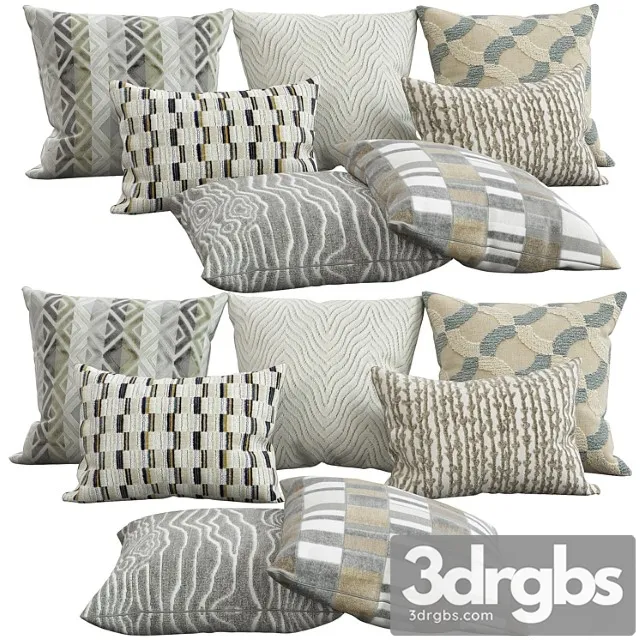 Decorative pillows 38 3D Model Free