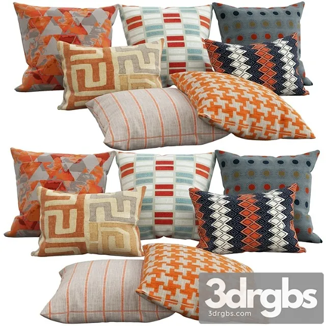 Decorative pillows 39 3D Model Free