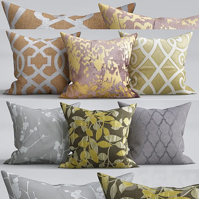 Decorative Pillows 3D Model