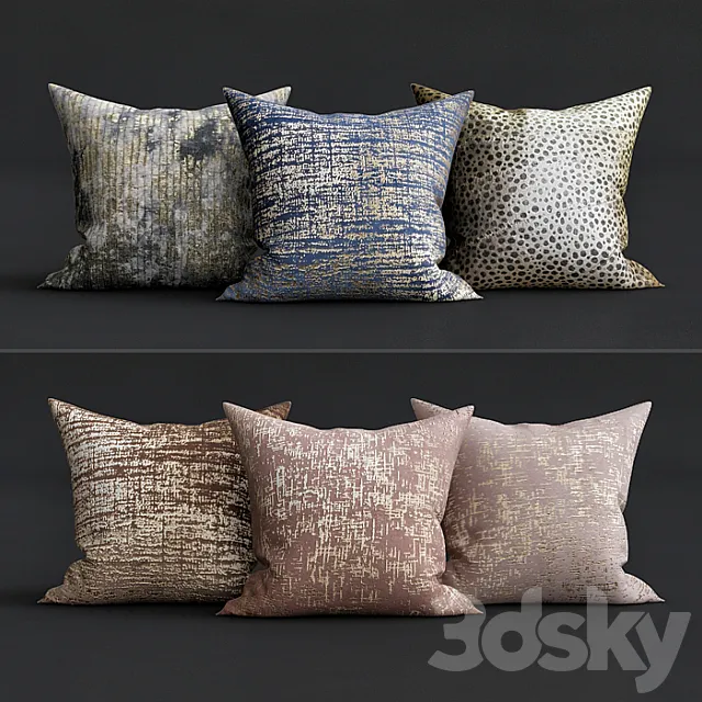 Decorative Pillows 3D Model