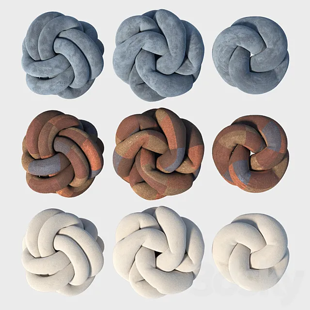 Decorative pillows 3D Model