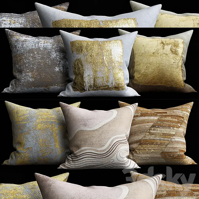 Decorative Pillows 3D Model