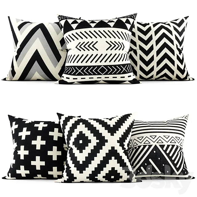 Decorative pillows 3DModel
