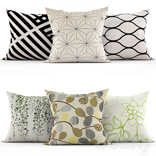 Decorative pillows 3DModel