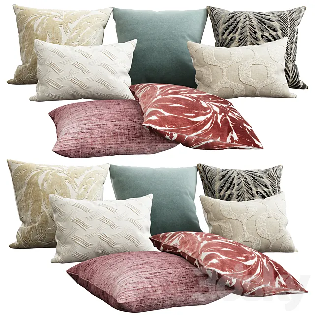 Decorative pillows 3DModel