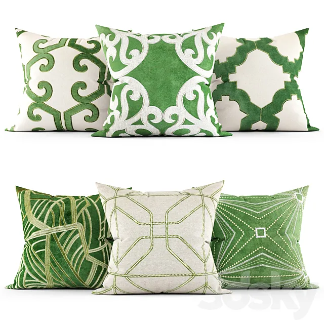 Decorative pillows 3DModel