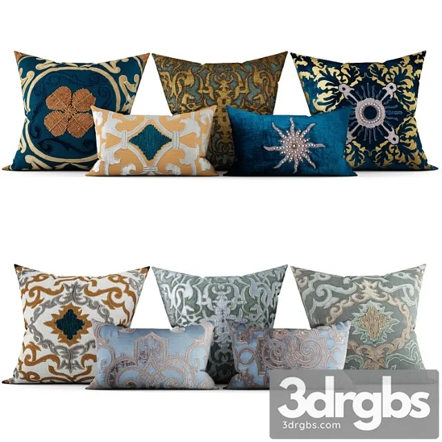 Decorative pillows 50 3D Model Free