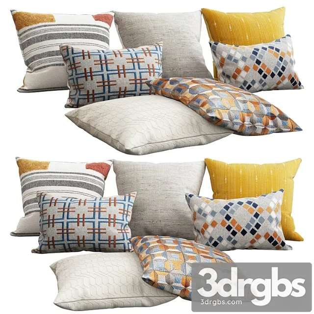 Decorative pillows 52 3D Model Free