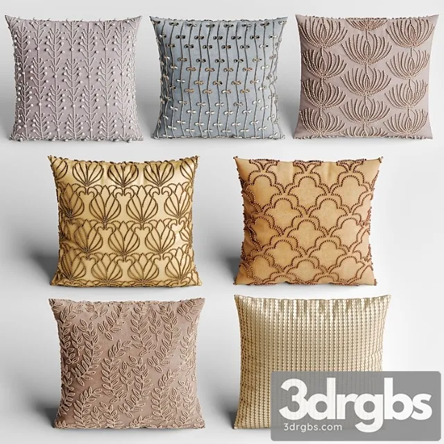 Decorative pillows 53 3D Model Free