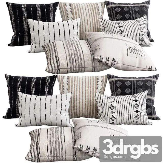 Decorative Pillows 77 3D Model Free