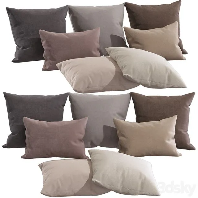 Decorative pillows 81 3D Model