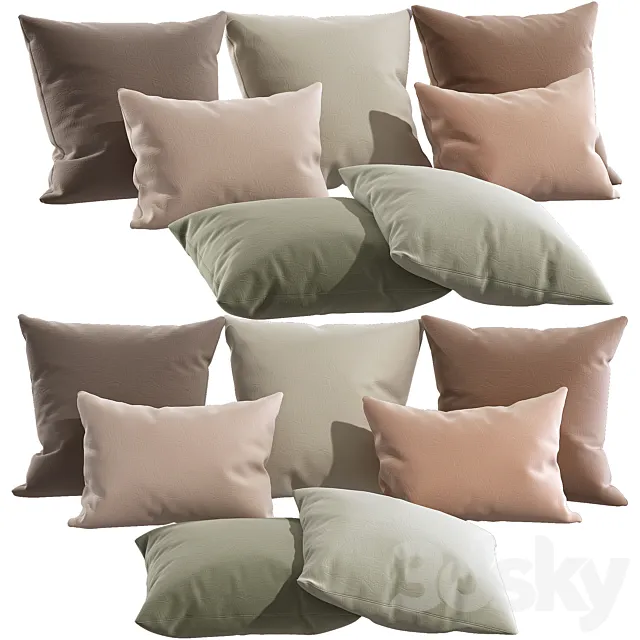 Decorative pillows 86 3DModel