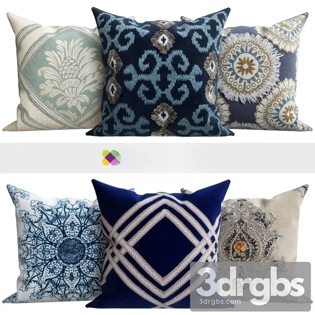 Decorative Pillows From Wayfair Shop 3D Model Free