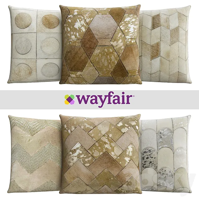 Decorative pillows from Wayfair shop 3DModel