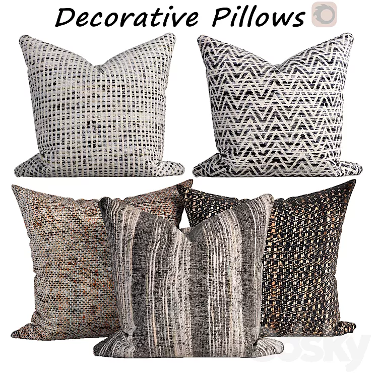 Decorative pillows set 587