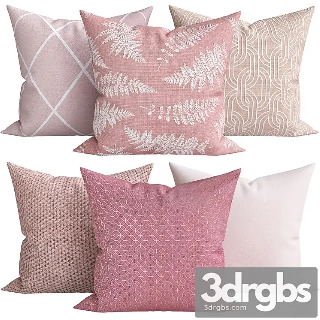Decorative Pillows V003 1 3D Model Free