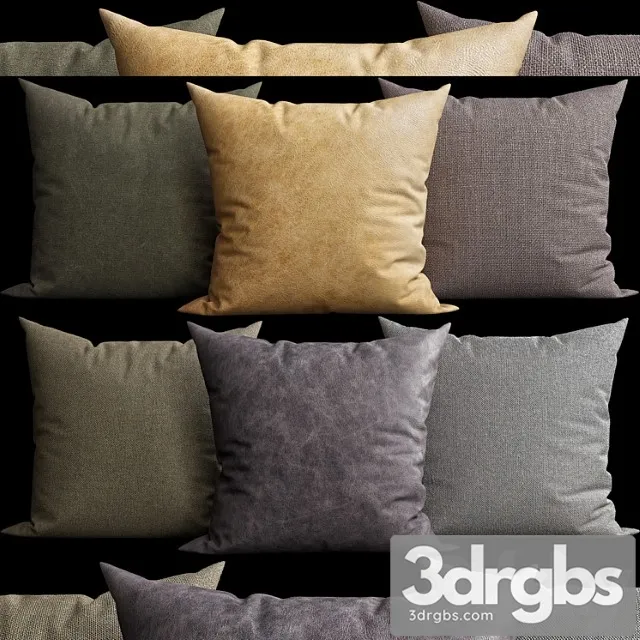 Decorative Pillows V014 3D Model Free