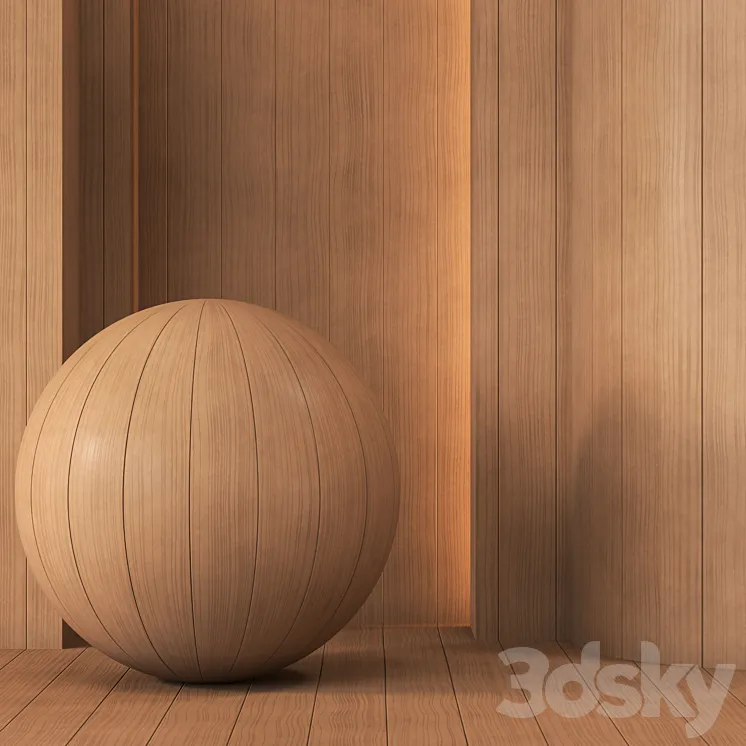 Decorative Plank wood Texture 4K - Seamless - Tileable 3D Model Free